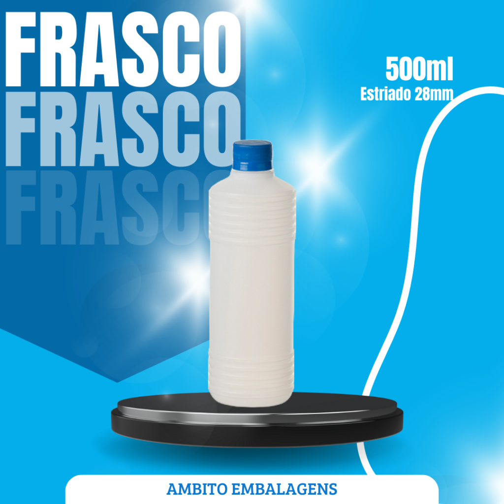 Frasco-industrial-500-ml-estriado-28mm-Ambito-embalagens